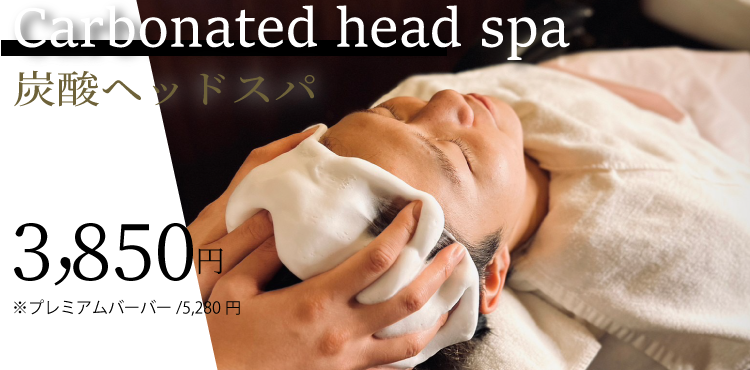 炭酸ヘッドスパ