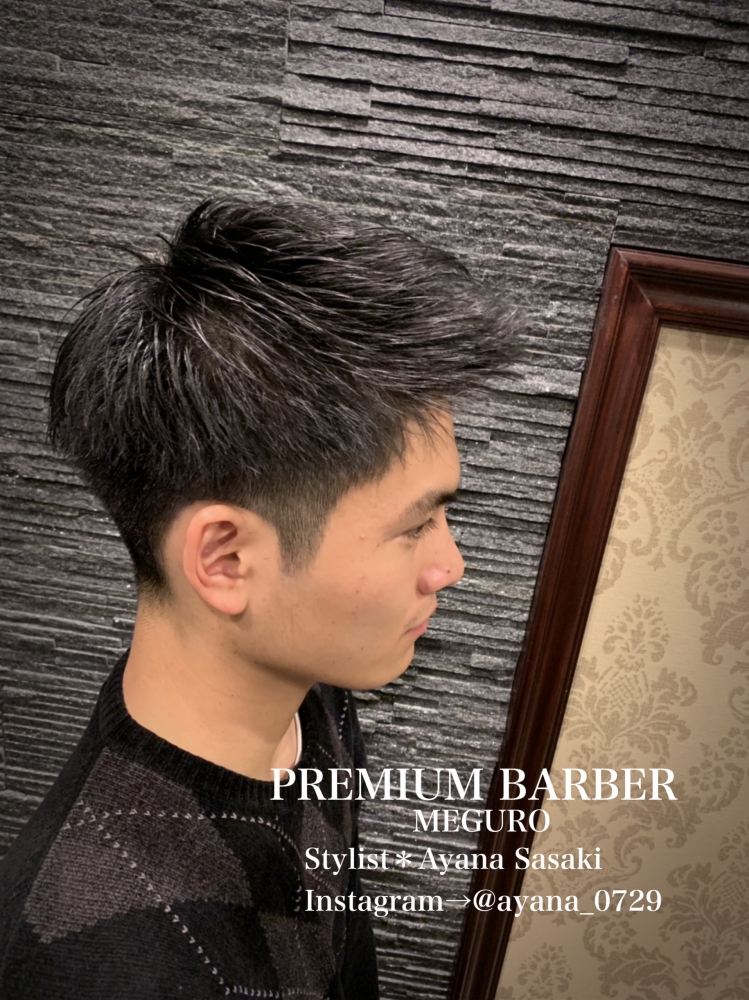 ツーブロック ジェットモヒカンスタイル ブログ Premium Barber 渋谷原宿店 高級理容室 床屋 ヒロ銀座ヘアーサロン