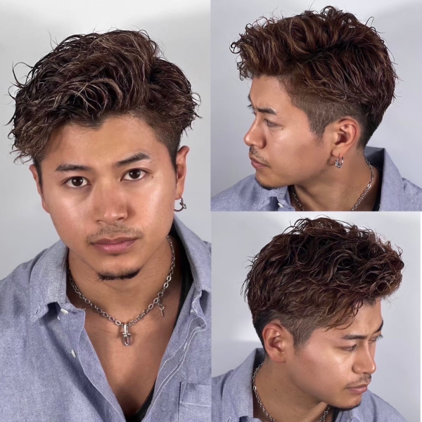 高級理容室でダブルカラー｜品よく攻める30代スタイル提案