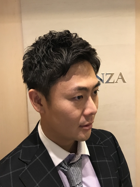 サイドふくらみ解消カット ヘアカタログ 高級理容室 床屋 ヒロ銀座ヘアーサロン サイドふくらみ解消カット ヘアカタログ 高級理容室 床屋 ヒロ銀座ヘアーサロン