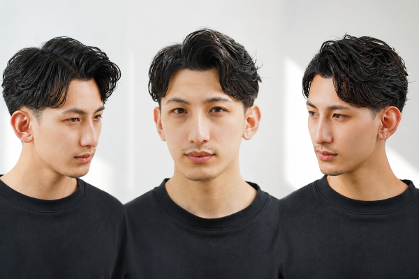大人男子の色気パーマ