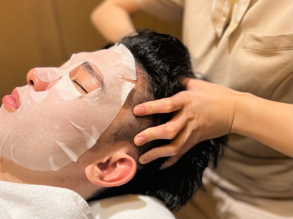 ホットクレンジングスパで、頭皮も気分もポカポカに