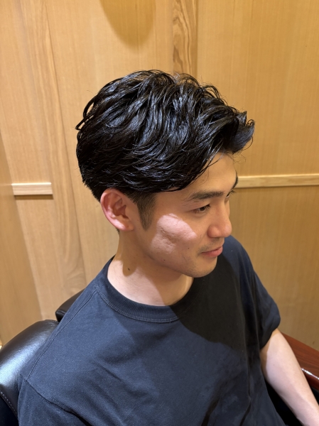 メンズビジネスパーマ