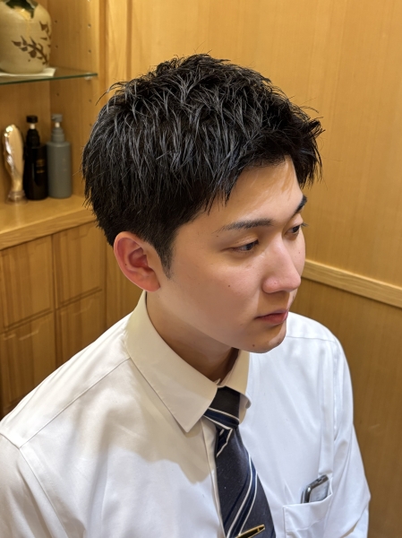 メンズビジネスショート