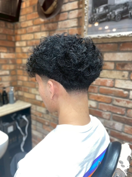 大人の海外風テーパーフェード