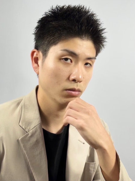 「雙層削髮 × 立感短髮(Spiky Short)」