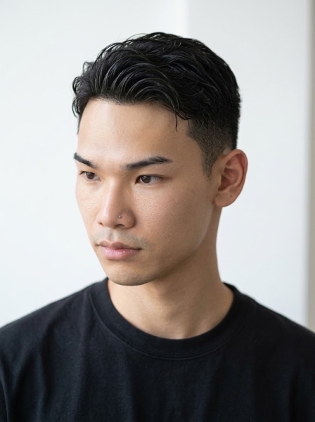 新橋で男のフェードカット！夏の厳しい暑さ対策