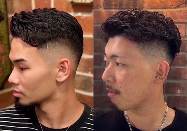 冬でも映える フェードで男前に