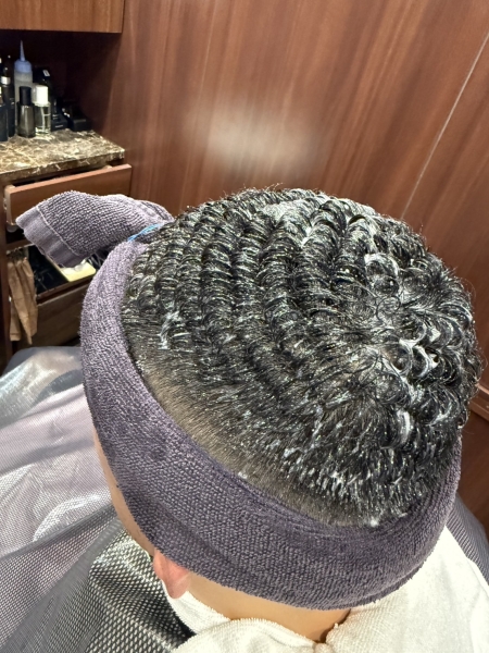 アイロンパーマ