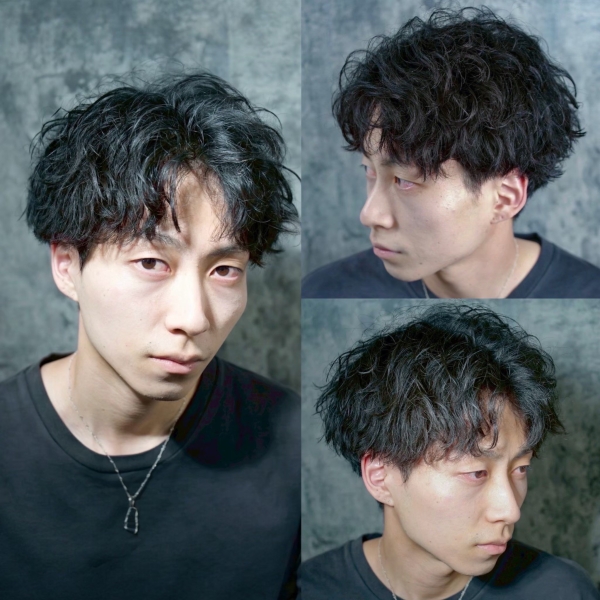 10月はセンターパート×ツイスパで作る軽やかショートマッシュ