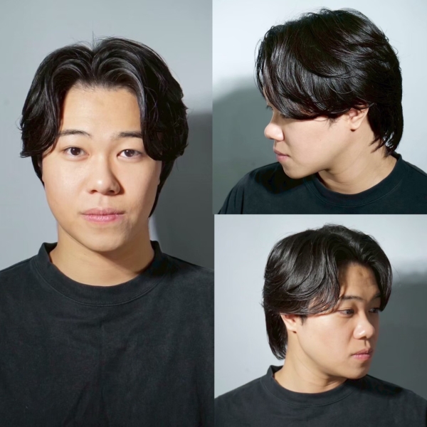 10月は“抜け感”が鍵！ナチュラルセンターパート×ニュアンスパーマでつくる大人ヘア