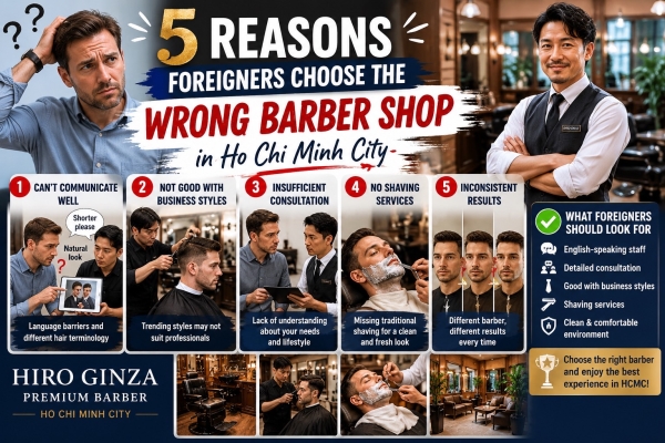 5 Reasons Foreigners Choose the Wrong Barber Shop in Ho Chi Minh City