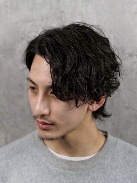 Medium perm × 73 style