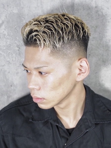 Fade style × Perm × bronze
