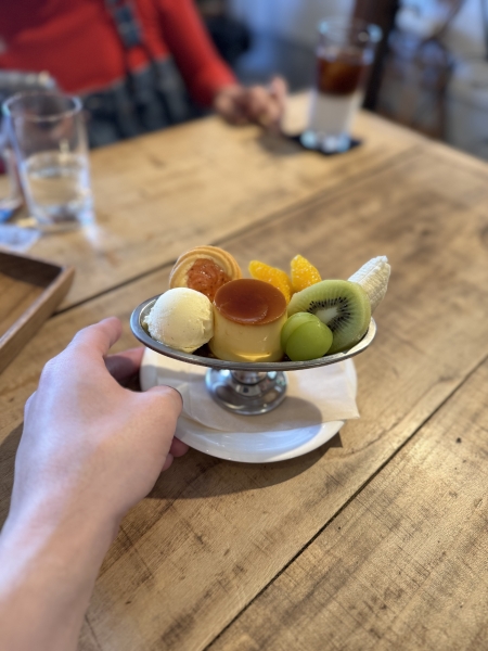 プリンアラモード