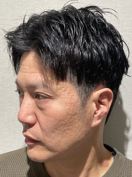 ツーブロックショート