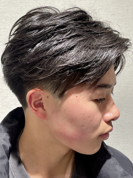 ツーブロックテーパーフェード