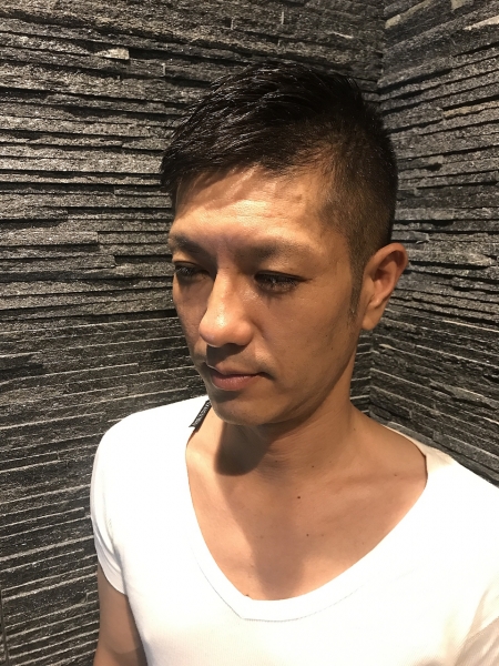 モヒカンショート ヘアカタログ 高級理容室 床屋 ヒロ銀座ヘアーサロン