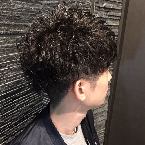 ふんわりパーマ ヘアカタログ 高級理容室 床屋 ヒロ銀座ヘアーサロン