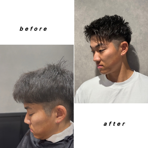 メンズショートにオススメのパーマスタイル