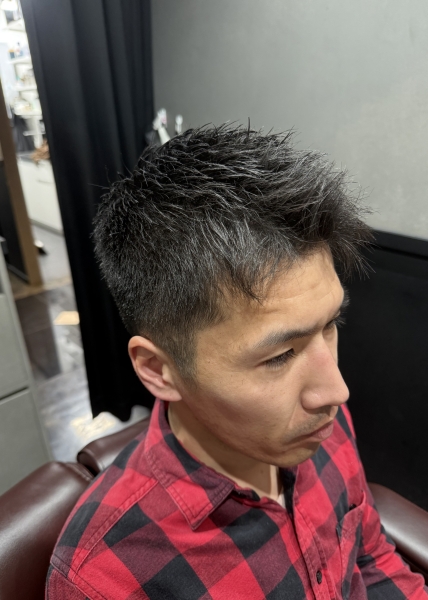 アップバングショート