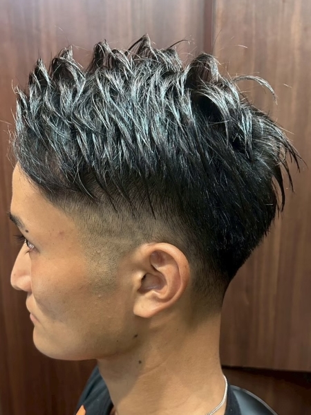 ツーブロックフェード