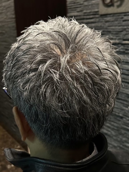 直毛救済パーマ　アイロンパーマ