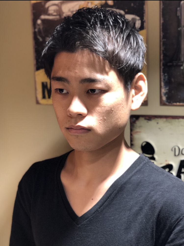 爽やかナチュラルショート ヘアカタログ 高級理容室 床屋 ヒロ銀座ヘアーサロン