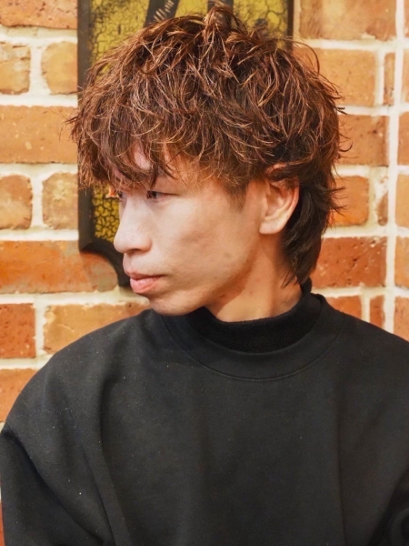 ラフなのに色気が出るカジュアルパーマ