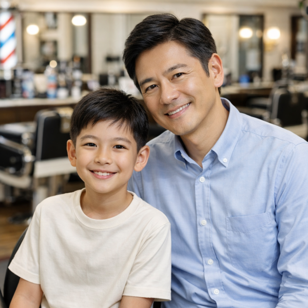 親子で通える理容室の魅力