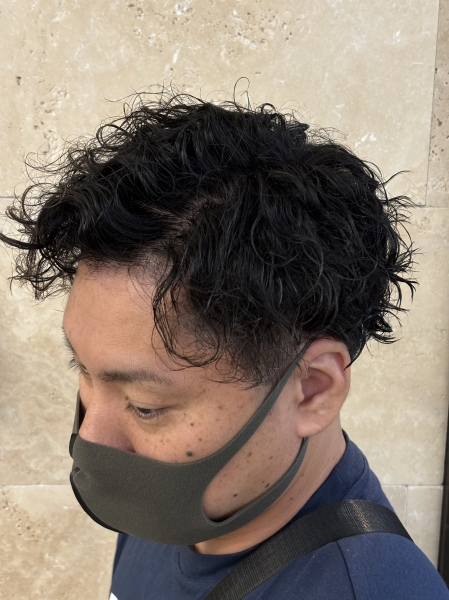 スパイラルパーマ