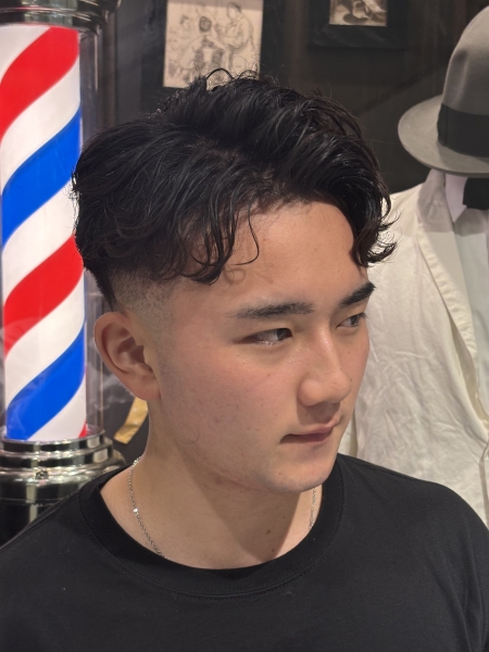 フェザーパーマ　梅田/茶屋町/barber/難波