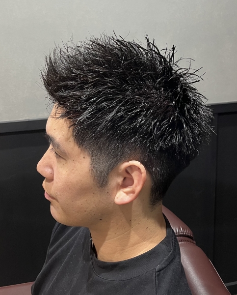 アップバングショート