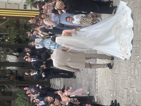 親友の結婚式に行ってきました