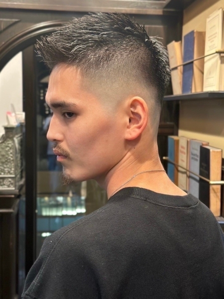 ウェットショート×スキンフェード