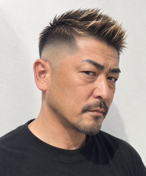 フェード金メッシュ