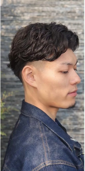 ボリュームカール×ナチュラルフェード