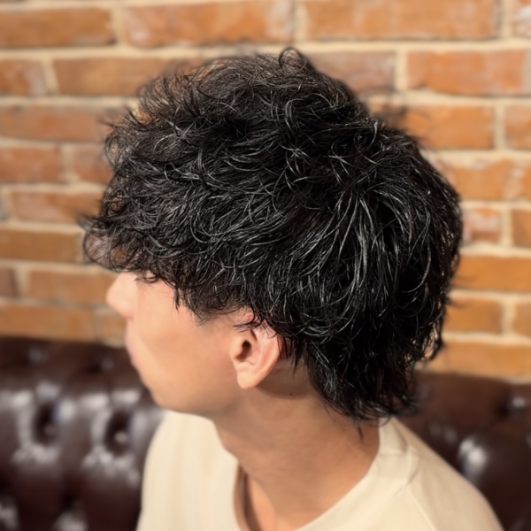 【冬の季節に◎】シャドウパーマ