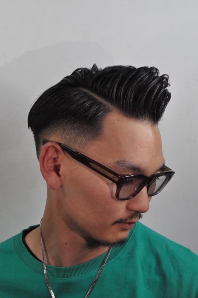 上品で清潔感のある73パートフェード