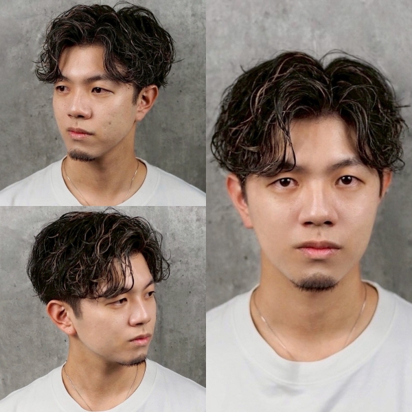 大人の余裕を纏う波巻きセンターパート