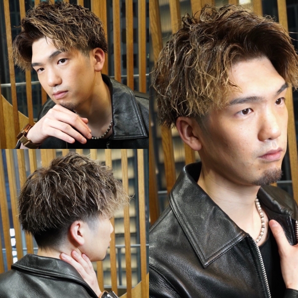 緩めツイスパアップバング