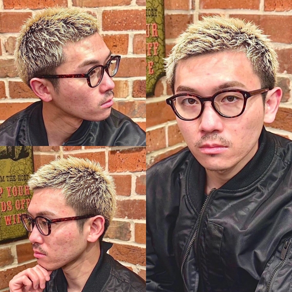 ブリーチショートで作るクールなストリートバーバースタイル