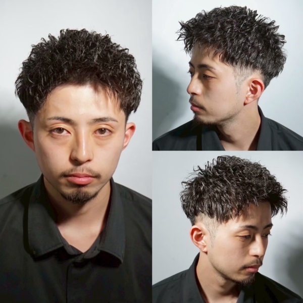 ソフトツイストアップバングで爽やかさとワイルド感を両立
