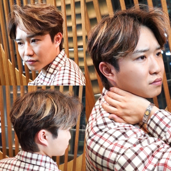 抜け感アップバング