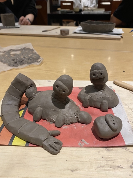 陶芸教室にロボット兵現る！！