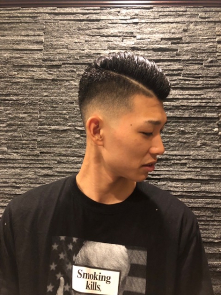 震災刈りフェード