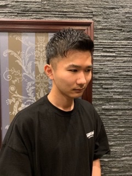 アップバングスタイル