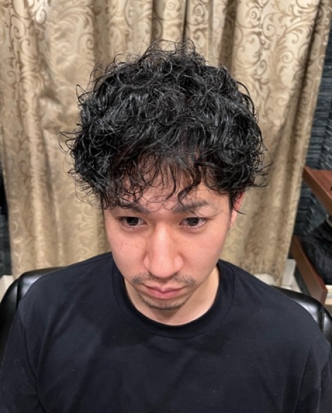 無造作パーマ