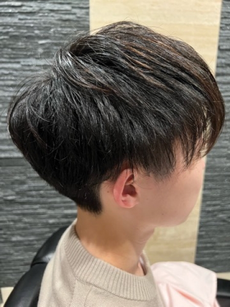 爽やかパーマスタイル