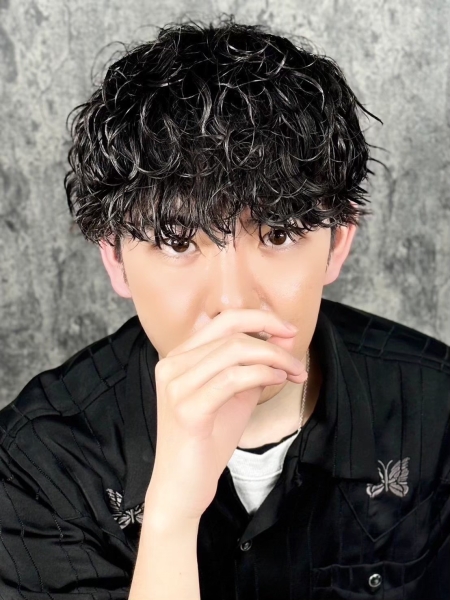 マッシュベーススパイラルパーマ